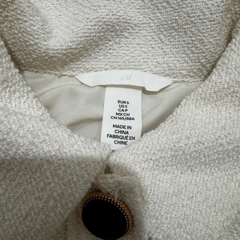 H&M Cream Button-Up Dress - Picture 2 of 4